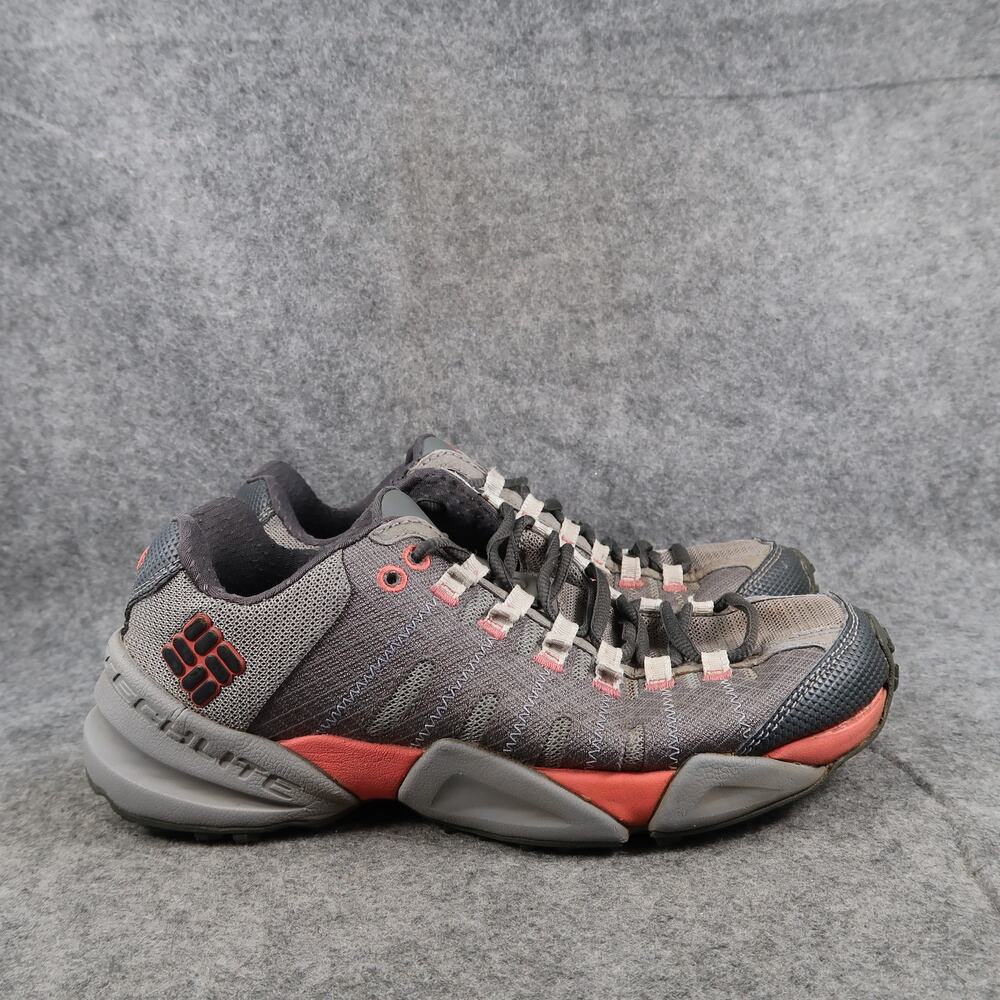 Columbia Shoes Womens 7 Athletic Trainer Hiking Sneaker Techlite Sportswear Grey